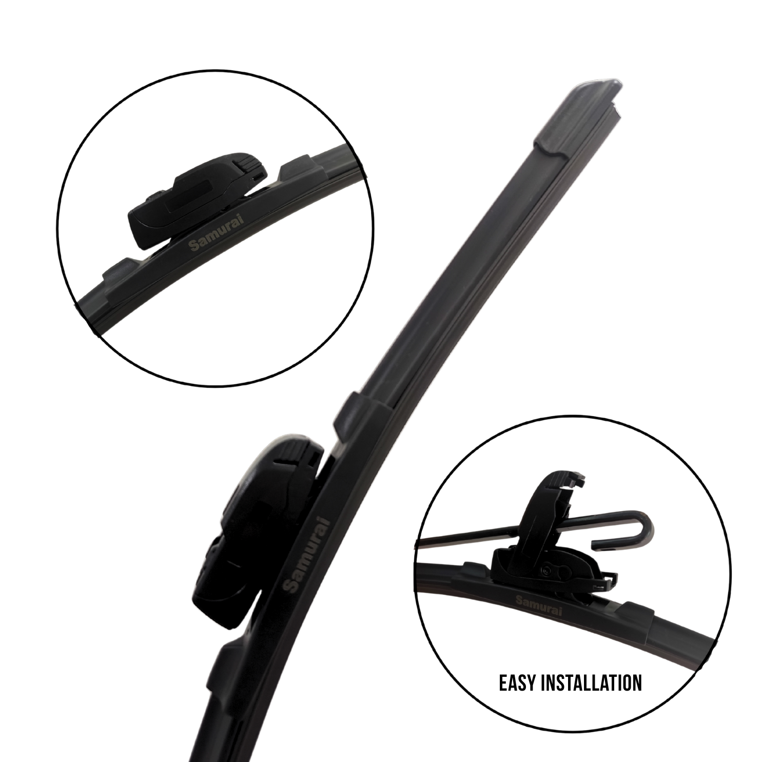 **[Perodua Alza (Baru)] SAMURAI PLUS Hydrophobic Silicone Wiper