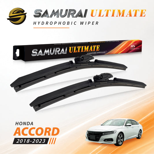 SAMURAI ULTIMATE [Honda Accord 2018-2023] Hydrophobic Car Wiper Blade