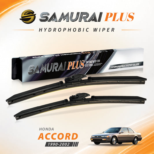 SAMURAI PLUS [Honda Accord 1990-2002] Hydrophobic Car Wiper Blade