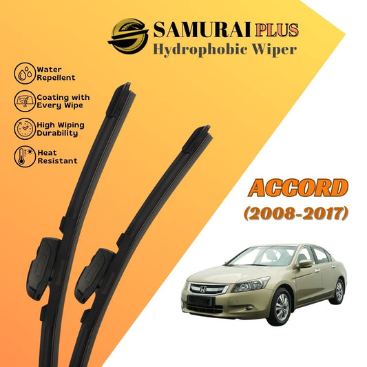 SAMURAI PLUS [Honda Accord 2008-2017] Hydrophobic Car Wiper Blade