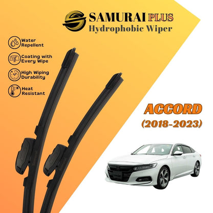 SAMURAI PLUS [Honda Accord 2018-2023] Hydrophobic Car Wiper Blade