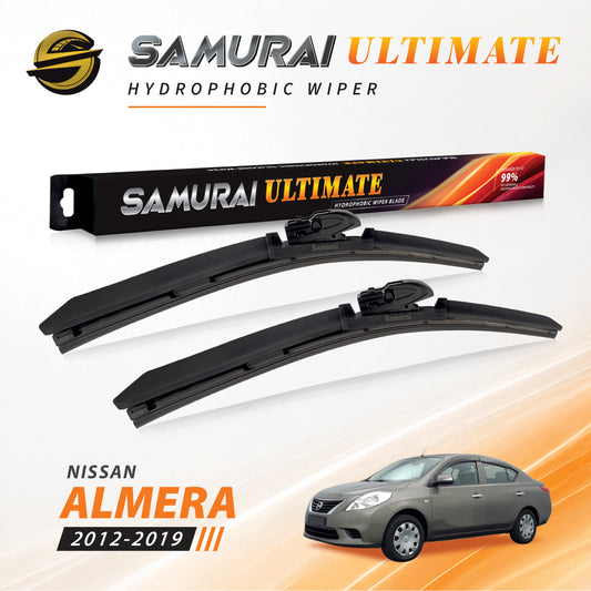 SAMURAI ULTIMATE [Nissan Almera 2012-2019] Hydrophobic Car Wiper Blade
