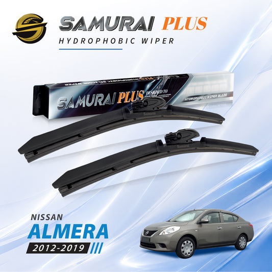 SAMURAI PLUS [Nissan Almera 2012-2019] Hydrophobic Car Wiper Blade