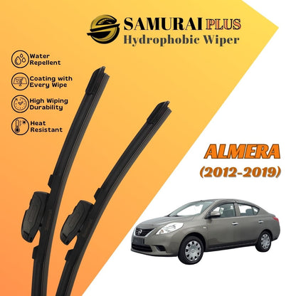 SAMURAI PLUS [Nissan Almera 2012-2019] Hydrophobic Car Wiper Blade