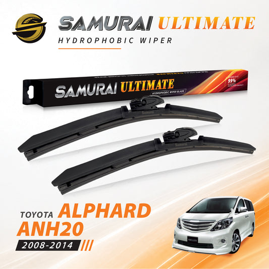 SAMURAI ULTIMATE [Toyota Alphard ANH20] Hydrophobic Car Wiper Blade