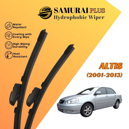 SAMURAI PLUS [Toyota Altis 2001-2013] Hydrophobic Car Wiper Blade