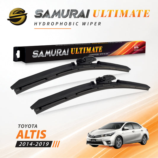 SAMURAI ULTIMATE [Toyota Altis 2014-2019] Hydrophobic Car Wiper Blade