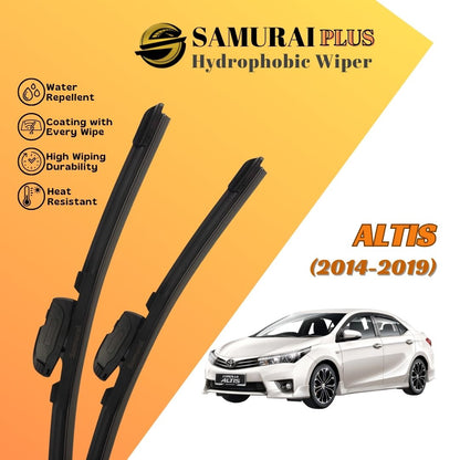 SAMURAI PLUS [Toyota Altis 2014-2019] Hydrophobic Car Wiper Blade