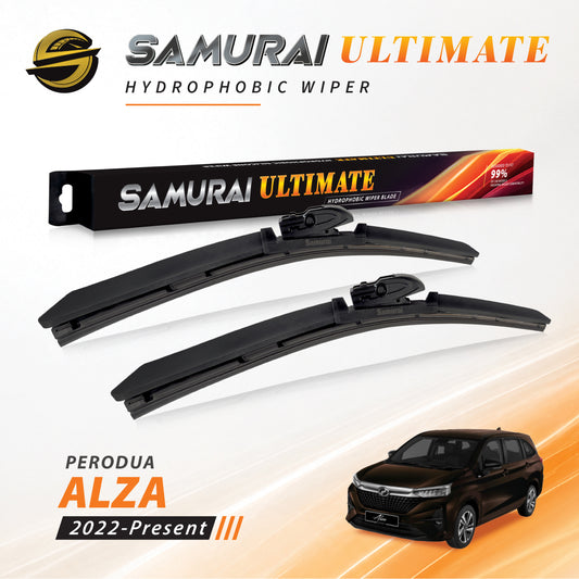 SAMURAI ULTIMATE [Perodua Alza 2022-Present] Hydrophobic Car Wiper Blade