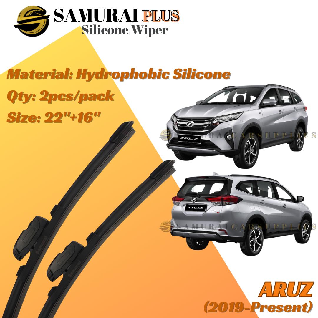 **[Perodua Aruz] SAMURAI PLUS Hydrophobic Silicone Wiper