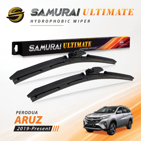 SAMURAI ULTIMATE [Perodua Aruz] Hydrophobic Car Wiper Blade