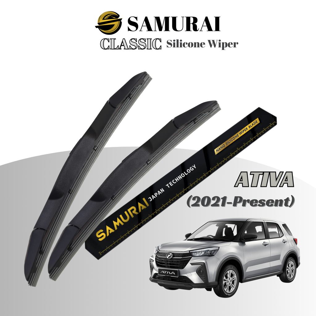 [Perodua Ativa] SAMURAI CLASSIC Car Wiper Blade