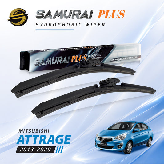 SAMURAI PLUS [Mitsubishi Attrage] Hydrophobic Car Wiper Blade