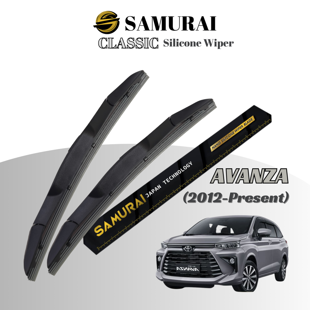 [Toyota Avanza 2012-Present] SAMURAI CLASSIC Car Wiper Blade