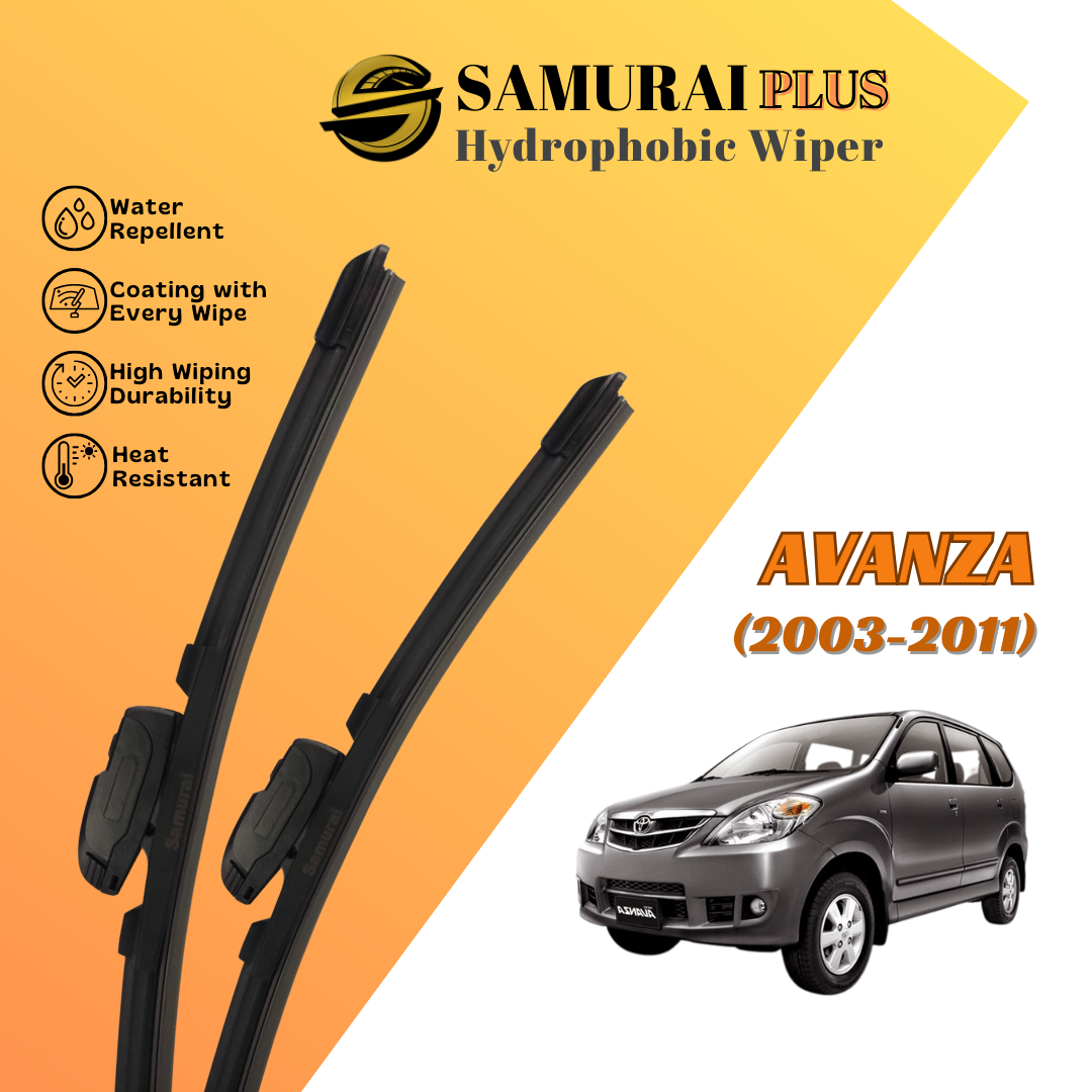 SAMURAI PLUS [Toyota Avanza 2003-2011] Hydrophobic Car Wiper Blade