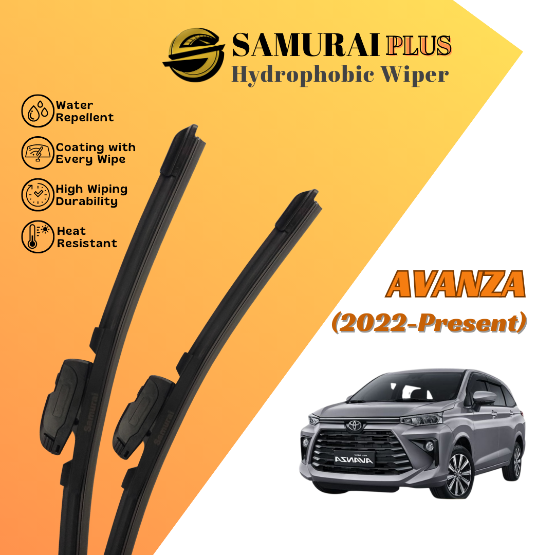 SAMURAI PLUS [Toyota Avanza 2022-Present] Hydrophobic Car Wiper Blade