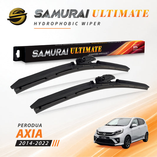 SAMURAI ULTIMATE [Perodua Axia 2014-2022] Hydrophobic Car Wiper Blade