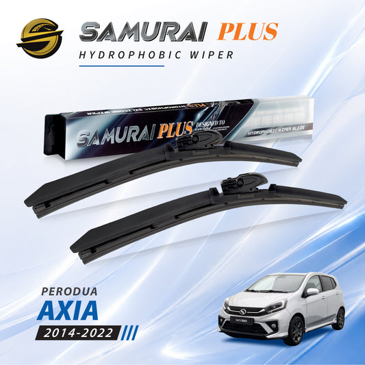 SAMURAI PLUS [Perodua Axia 2014-2022] Hydrophobic Car Wiper Blade