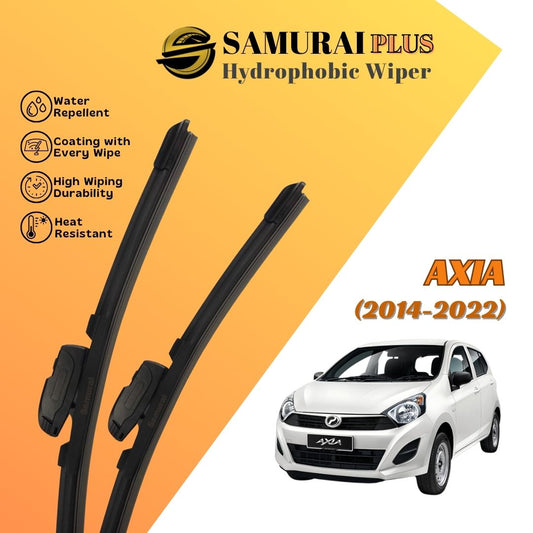 SAMURAI PLUS [Perodua Axia 2014-2022] Hydrophobic Car Wiper Blade