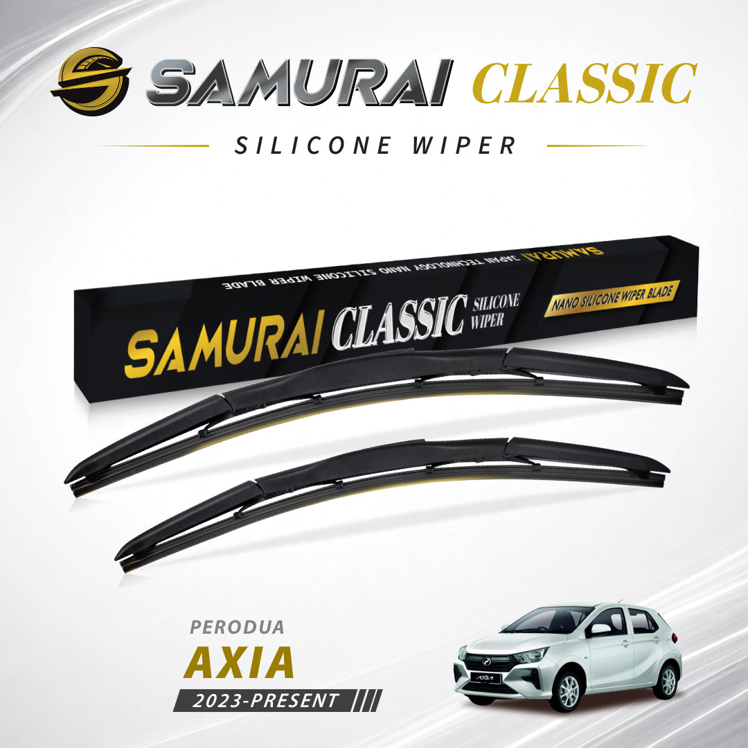SAMURAI CLASSIC [Perodua Axia 2023-Present] Car Wiper Blade