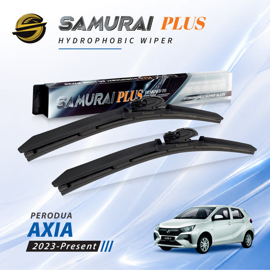 SAMURAI PLUS [Perodua Axia 2023-Present] Hydrophobic Car Wiper Blade