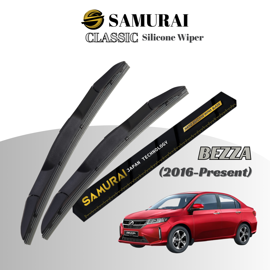 [Perodua Bezza] SAMURAI CLASSIC Car Wiper Blade