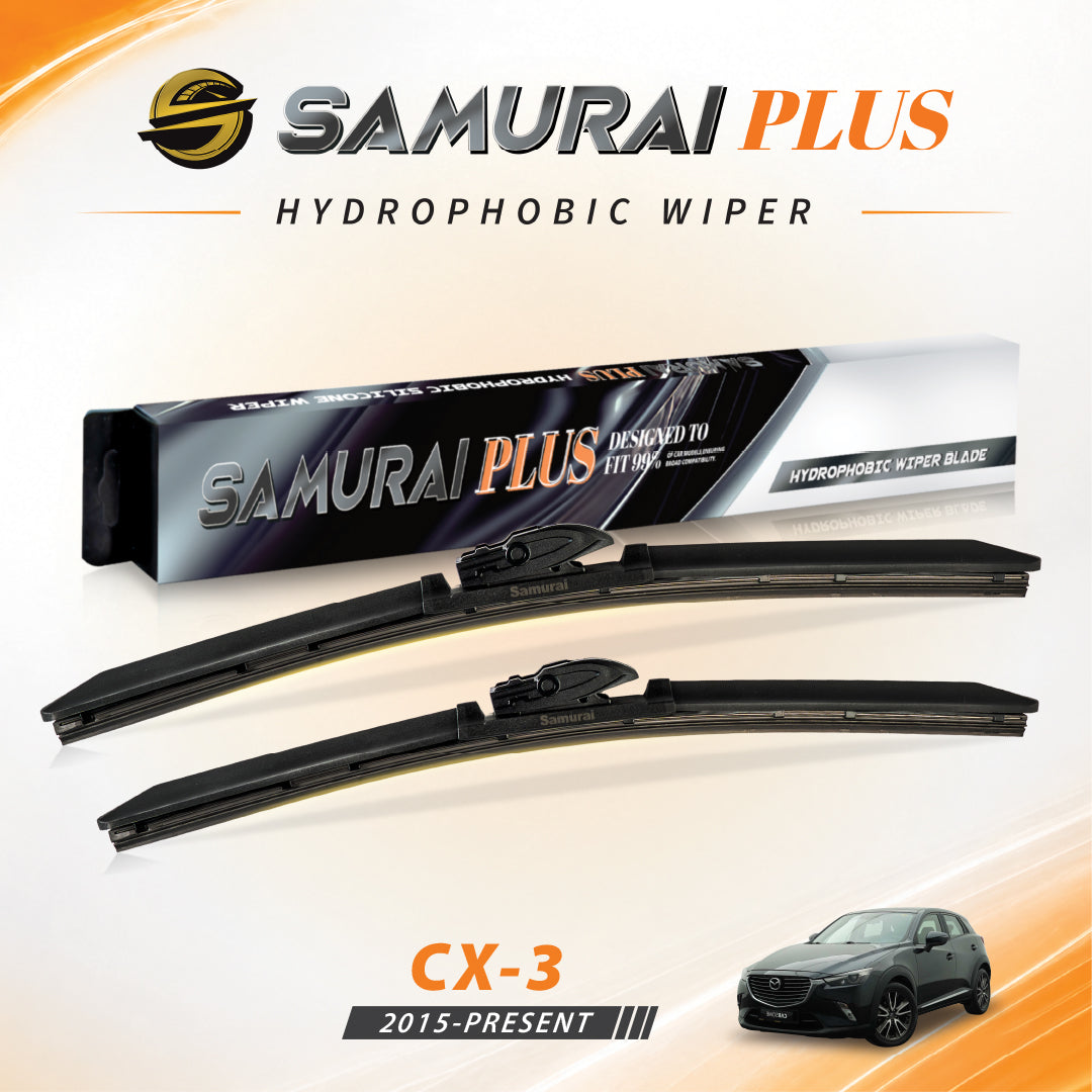 SAMURAI PLUS [Mazda CX-3 2015-Present] Hydrophobic Car Wiper Blade