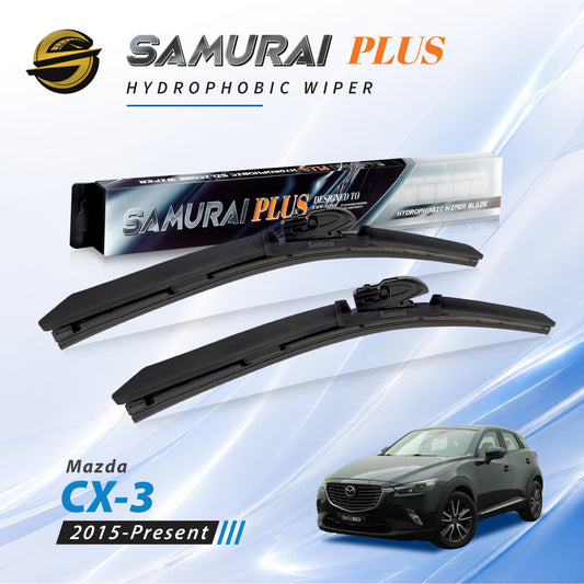 SAMURAI PLUS [Mazda CX-3 2015-Present] Hydrophobic Car Wiper Blade