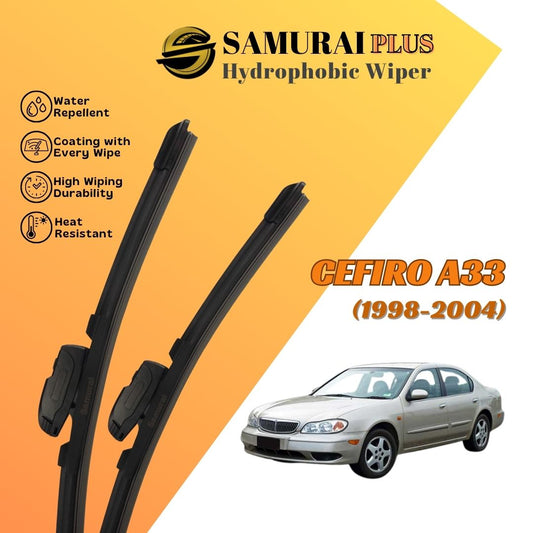 SAMURAI PLUS [Nissan Cefiro A33 1998-2004] Hydrophobic Car Wiper Blade