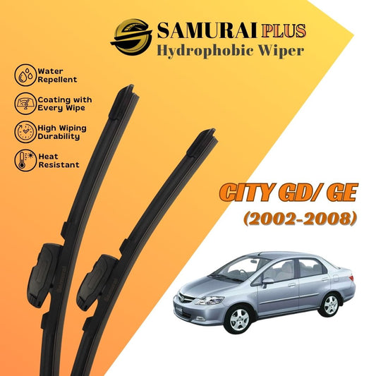 SAMURAI PLUS [Honda City GD/GE 2002-2008] Hydrophobic Car Wiper Blade