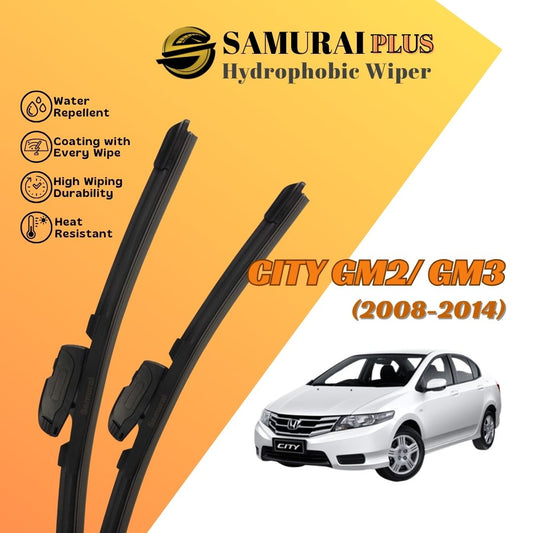 SAMURAI PLUS [Honda City GM2/GM3 2008-2014] Hydrophobic Car Wiper Blade