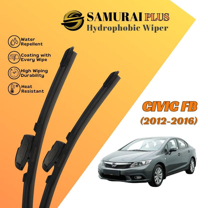 SAMURAI PLUS [Honda Civic FB] Hydrophobic Car Wiper Blade