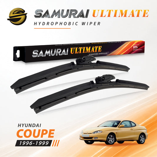 SAMURAI ULTIMATE [Hyundai Coupe 1996-1999] Hydrophobic Car Wiper Blade