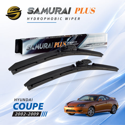 SAMURAI PLUS [Hyundai Coupe 2002-2009] Hydrophobic Car Wiper Blade