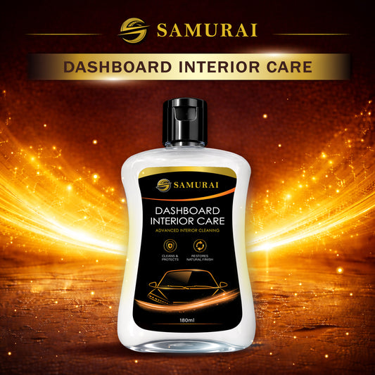 Samurai Dashboard Interior Care 180ml [Car Interior Cleaner & Protectant | Long-Lasting Shine]