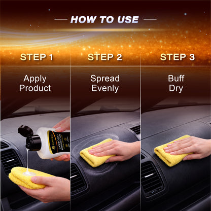 Samurai Dashboard Interior Care 180ml [Car Interior Cleaner & Protectant | Long-Lasting Shine]