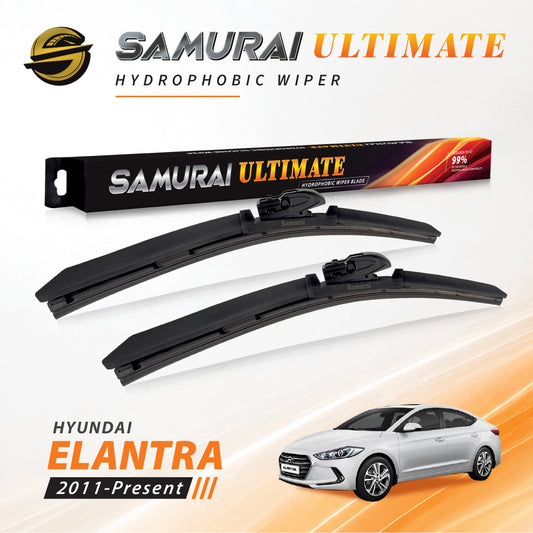 SAMURAI ULTIMATE [Hyundai Elantra 2011-Present] Hydrophobic Car Wiper Blade