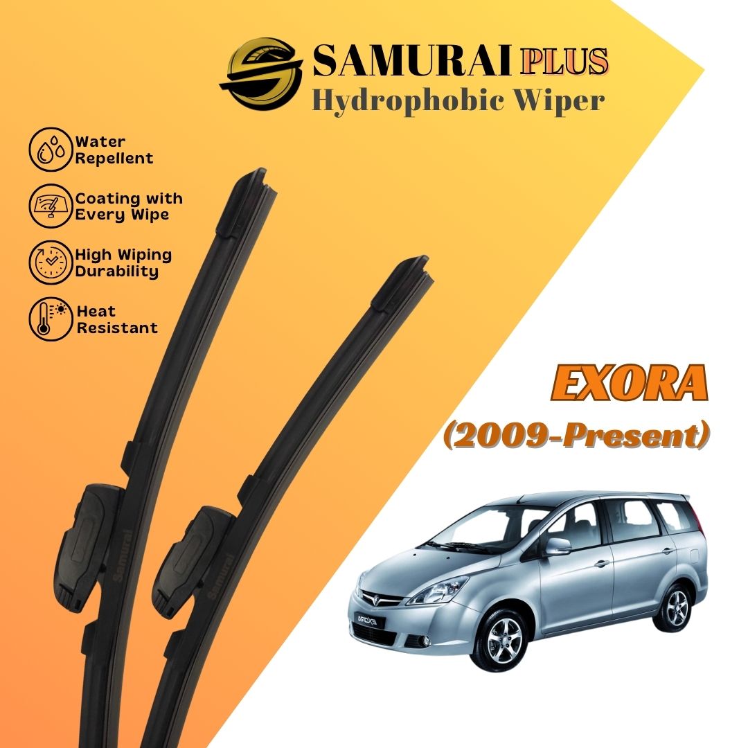 SAMURAI PLUS [Proton Exora] Hydrophobic Car Wiper Blade