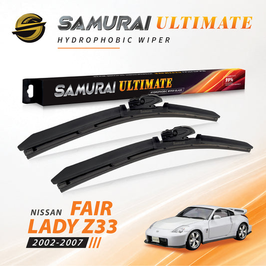 SAMURAI ULTIMATE [Nissan FairLady Z33 2002-2007] Hydrophobic Car Wiper Blade