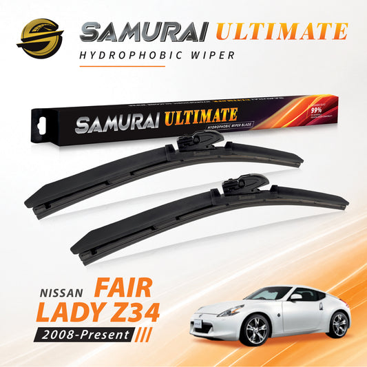 SAMURAI ULTIMATE [Nissan FairLady Z34 2008-Present] Hydrophobic Car Wiper Blade