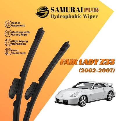 SAMURAI PLUS [Nissan FairLady Z33 2002-2007] Hydrophobic Car Wiper Blade