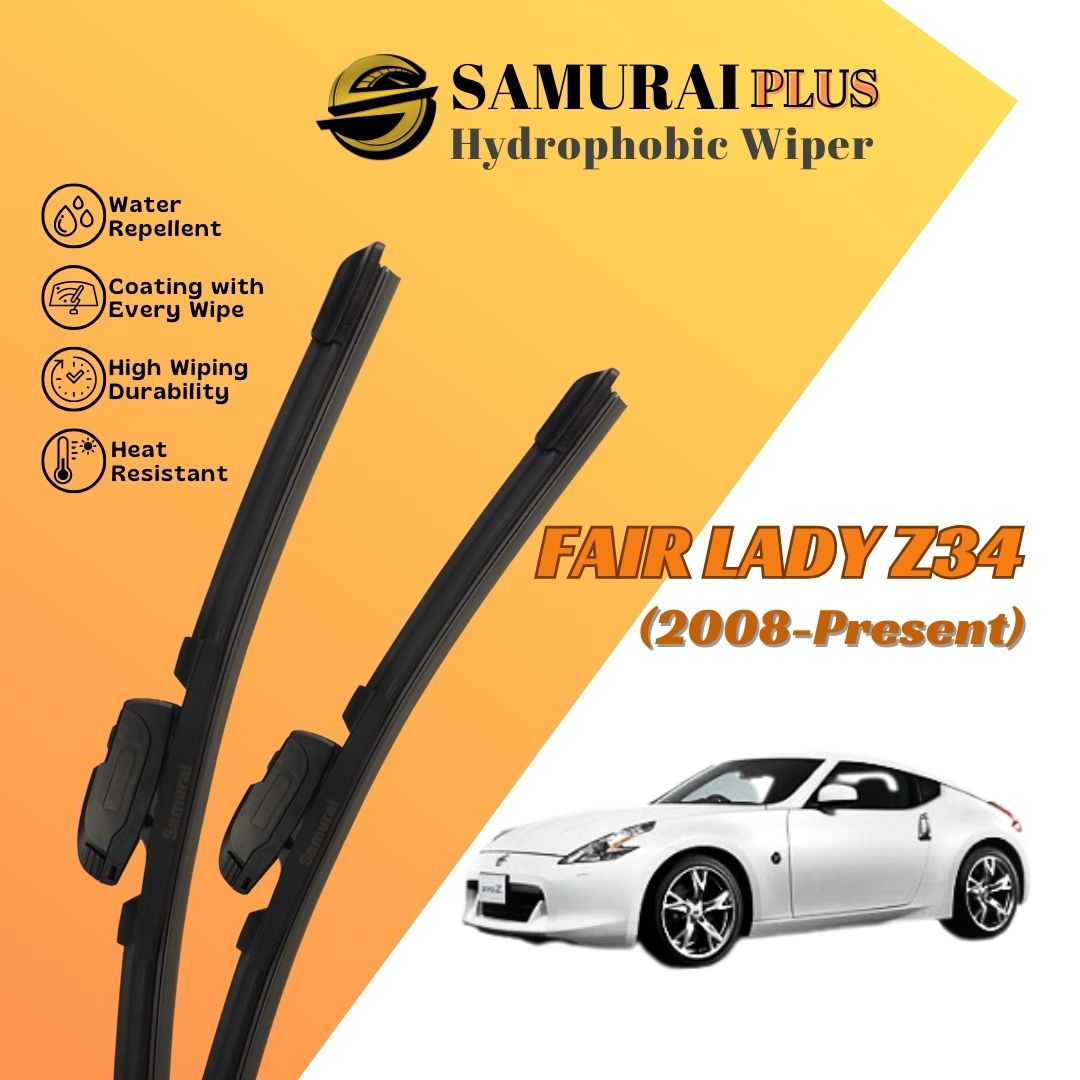 SAMURAI PLUS [Nissan FairLady Z34 2008-Present] Hydrophobic Car Wiper Blade