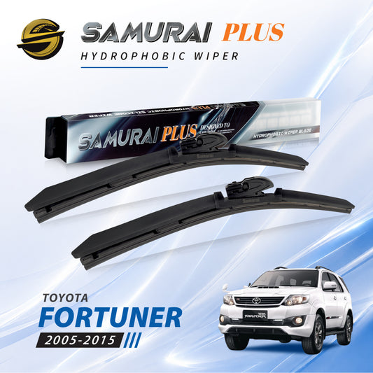 SAMURAI PLUS [Toyota Fortuner 2005-2015] Hydrophobic Car Wiper Blade