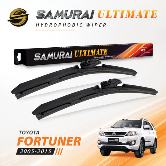 SAMURAI ULTIMATE [Toyota Fortuner 2005-2015] Hydrophobic Car Wiper Blade