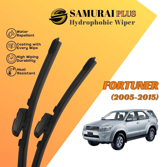SAMURAI PLUS [Toyota Fortuner 2005-2015] Hydrophobic Car Wiper Blade