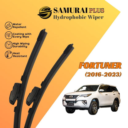 SAMURAI PLUS [Toyota Fortuner 2016-2023] Hydrophobic Car Wiper Blade
