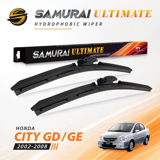 SAMURAI ULTIMATE [Honda City GD/GE 2002-2008] Hydrophobic Car Wiper Blade