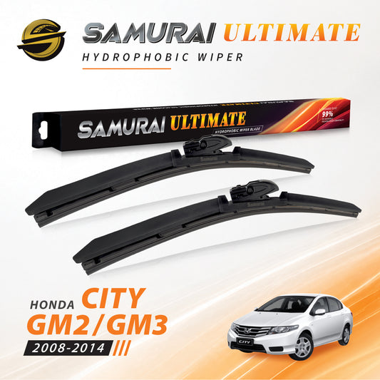 SAMURAI ULTIMATE [Honda City GM2/GM3 2008-2014] Hydrophobic Car Wiper Blade