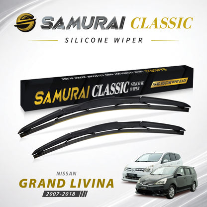 SAMURAI CLASSIC [Nissan Grand Livina 2007-2018] Car Wiper Blade