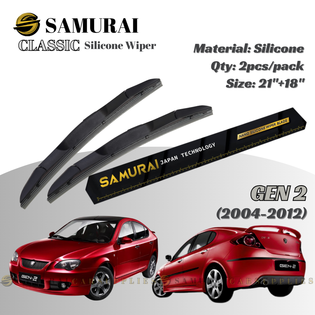 [Proton Gen2] SAMURAI CLASSIC Car Wiper Blade
